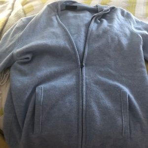 J Crew Cashmere Cardigan Hoodie